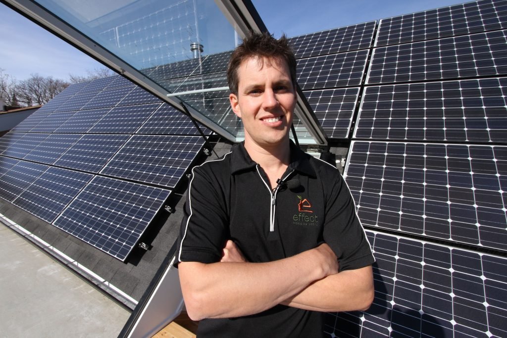 Les Wold of Effect Homes a netzero home builder in Edmonton, Alberta
