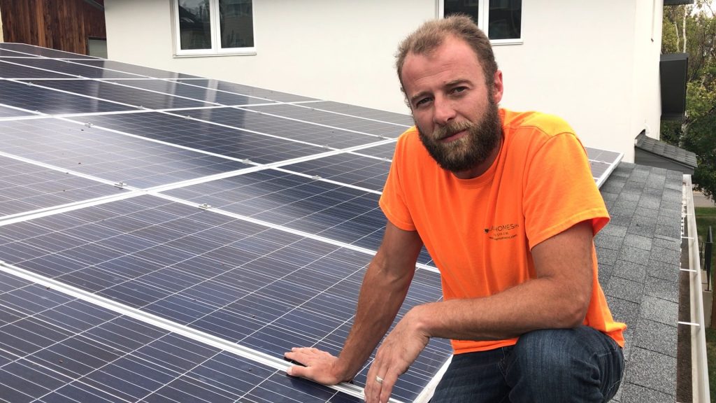 Solar-powered home