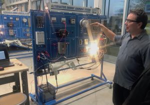 Simulation equipment in Red Deer College Alternative Energy Lab