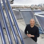Ed Ma with solar thermal on his home