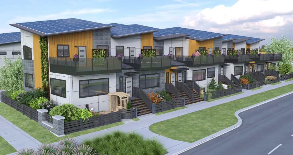 Carbon Busters net-zero homes in Blatchford