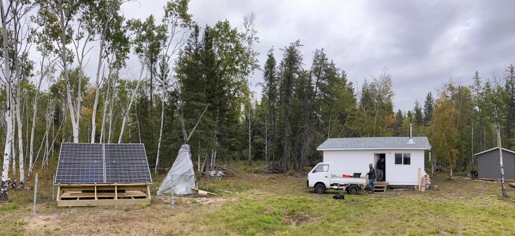 267. Into the wild – solar is revolutionizing life at Raymond Cardinal's cabin in Canada's north 4 Raymond Cardinal solar cabin at Big Point 2