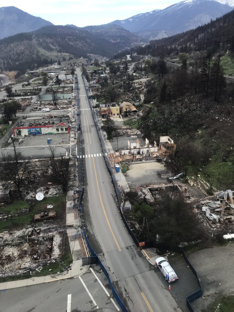 Lytton after the wildfire
