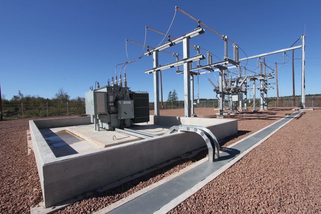 A special 30-megawatt substation was built to connect the tidal energy test site to the grid.