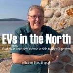 Blue Eyes Simpson wants to bring EVs to the north.