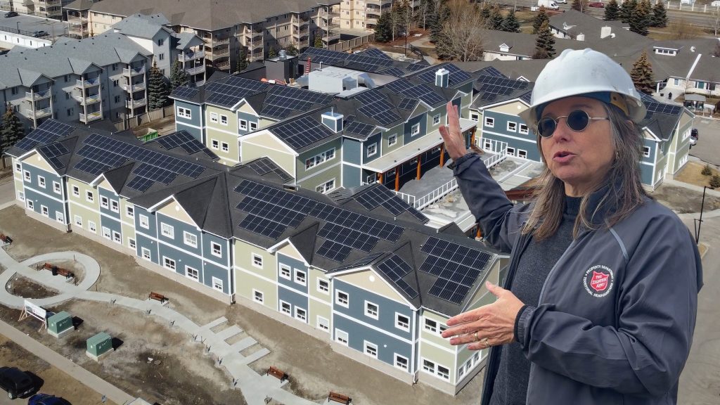 Michael Jones, an architect with the Salvation Army pushed for net-zero