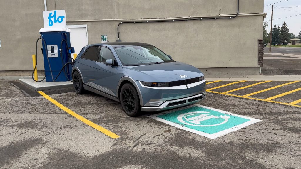 EV charging at the Raymond Arena