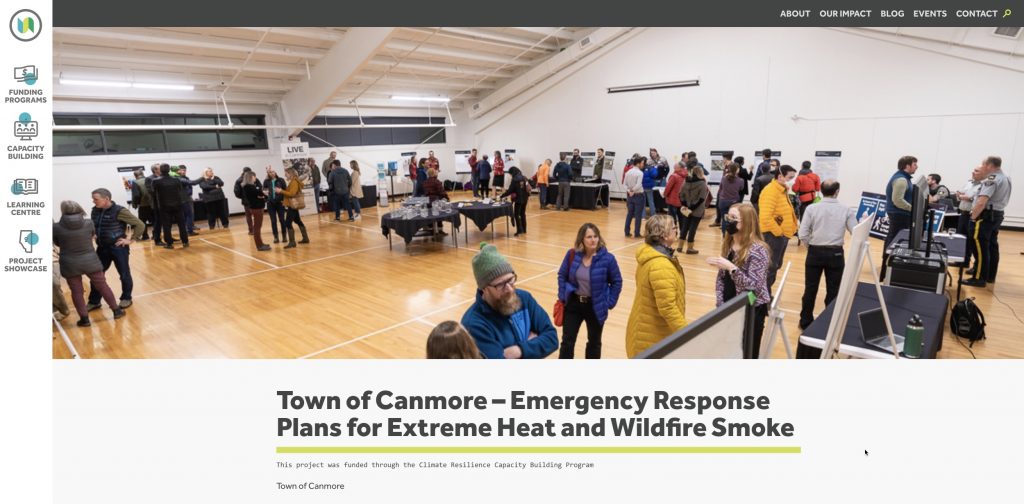 Town of Canmore planning to adapt to extreme heat and wildfire smoke events.